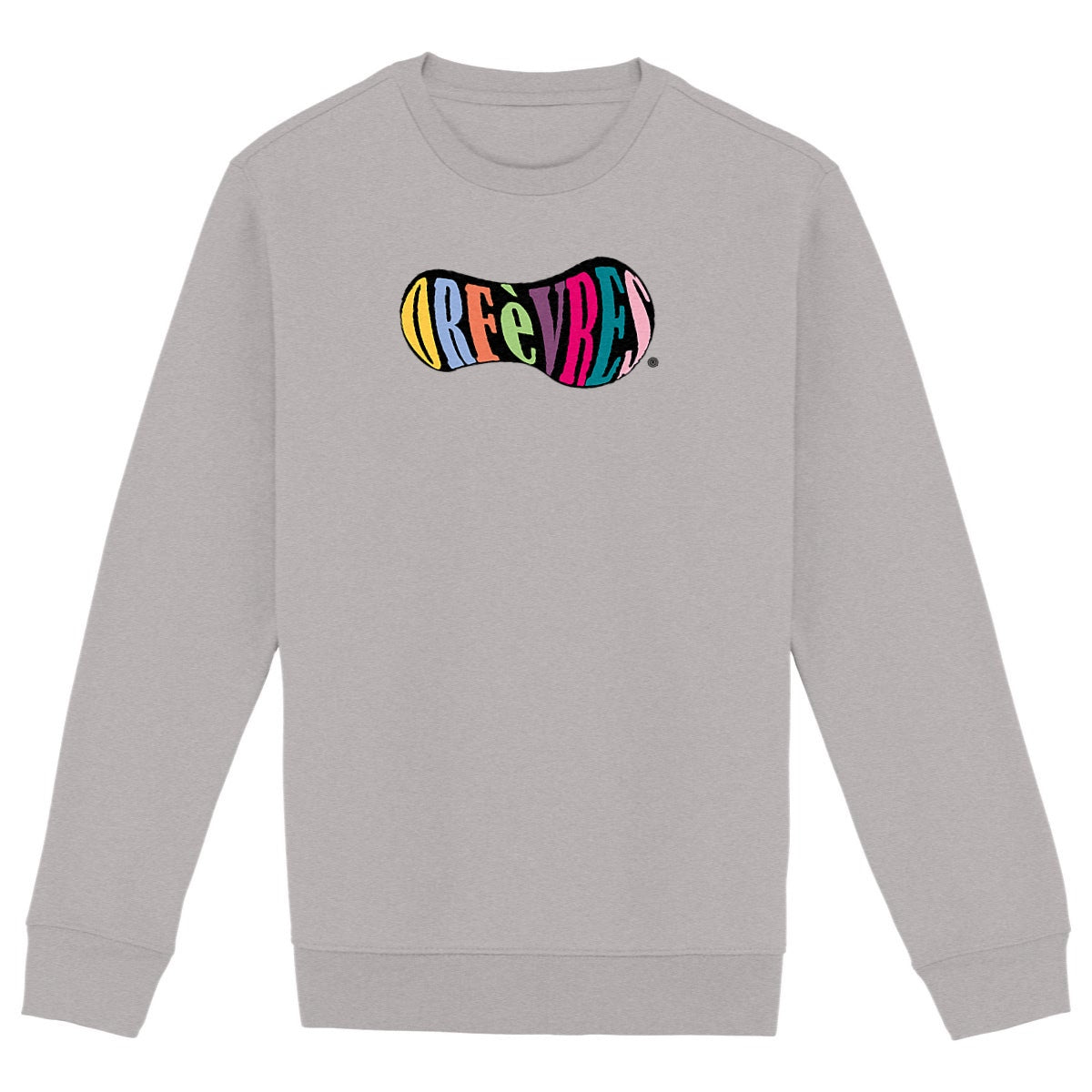 Sweat-shirt Epais Unisexe Orfèvres California. - face_gris