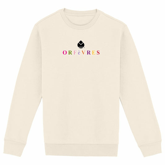 Sweat-shirt Epais Unisexe Orfèvres Believe. - face_ivoire