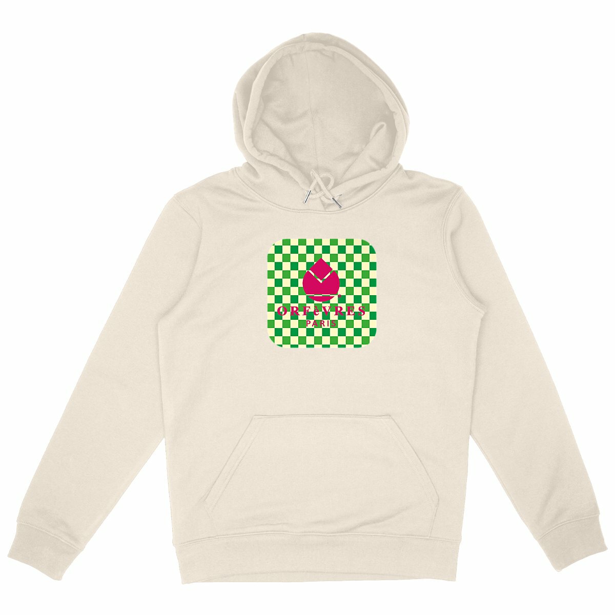 Sweat à capuche Unisexe - Premium Plus Orfèvres Paris Black Jack 2.