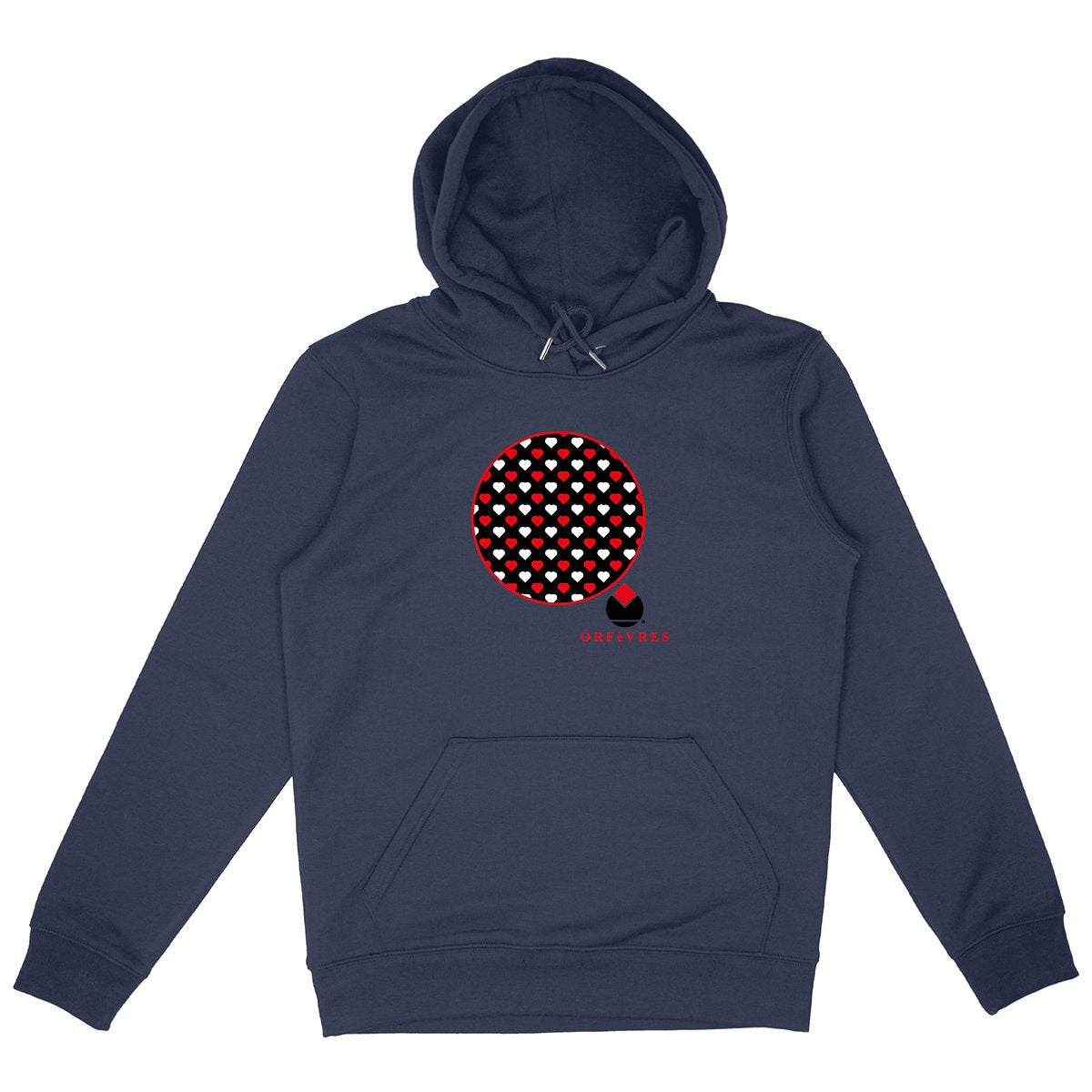 Sweat à capuche Epais Unisexe Orfèvres Break Love