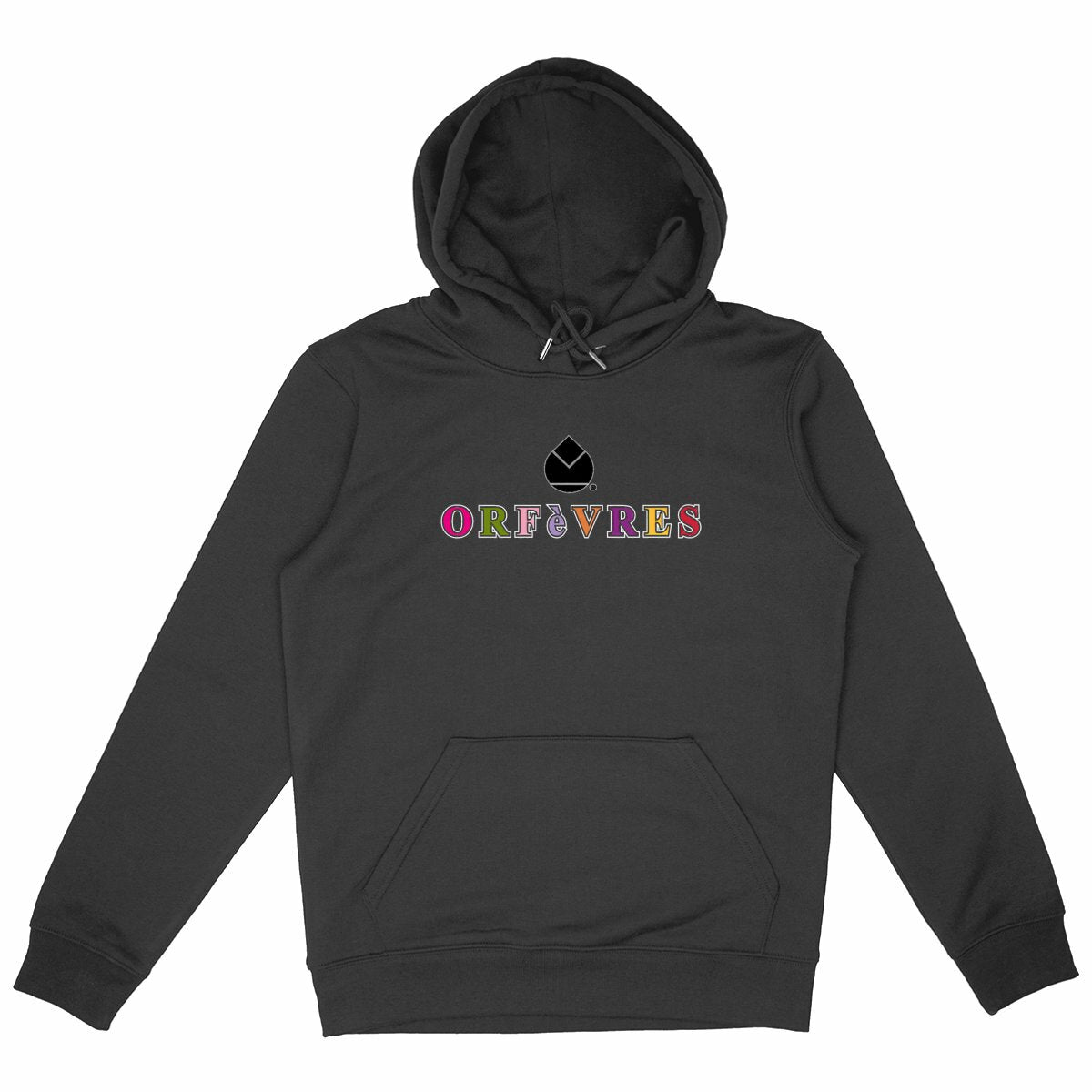 Sweat à capuche Epais Unisexe Orfèvres Believe. - face_noir