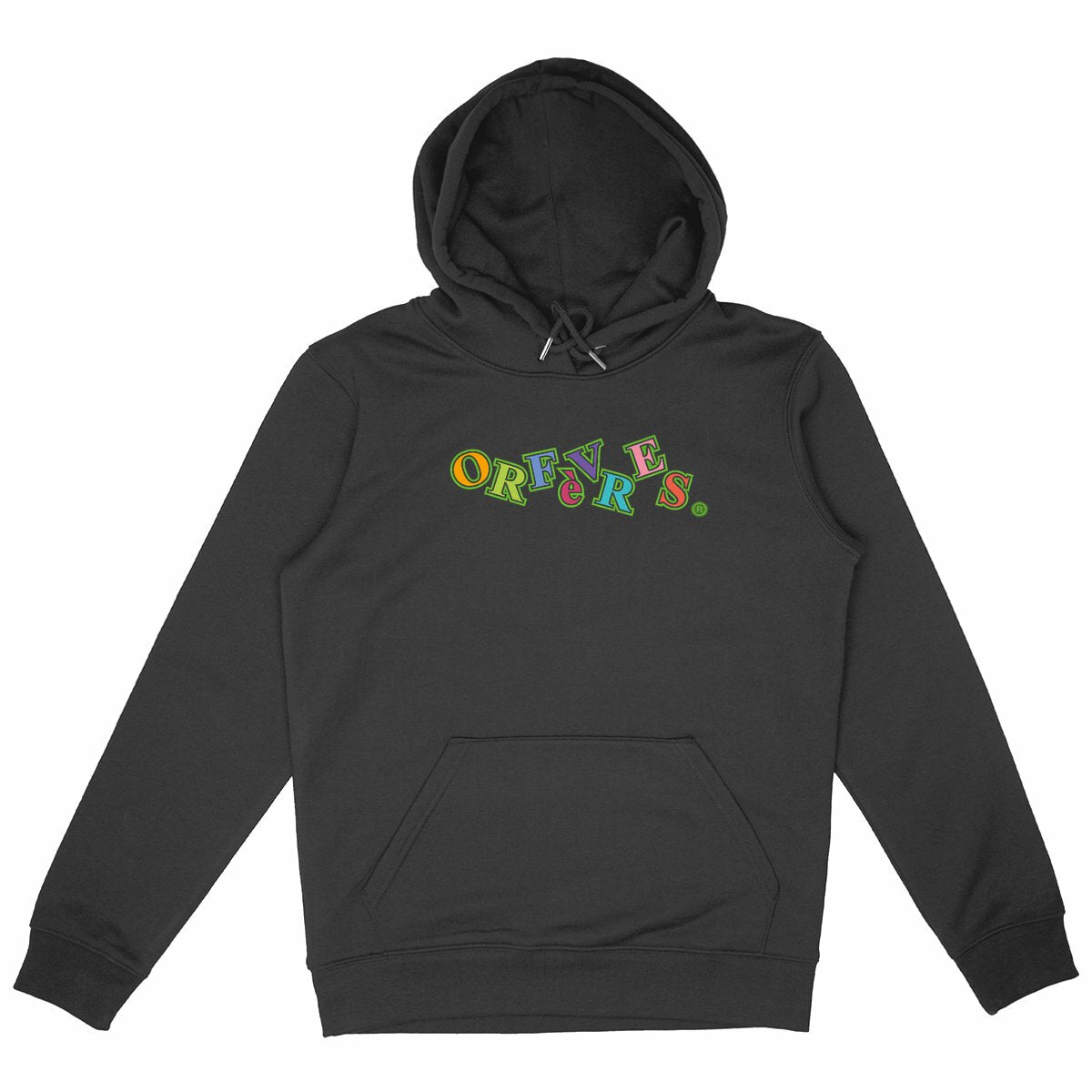 Sweat à capuche Epais Unisexe Orfèvres Vegas. - face_noir