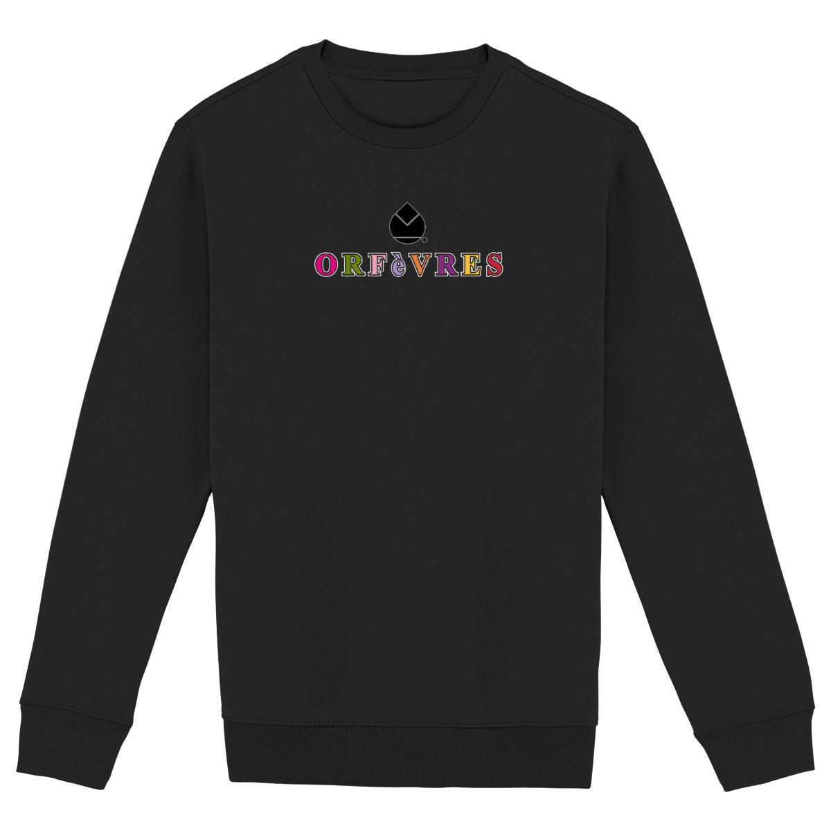 Sweat-shirt Epais Unisexe Orfèvres Believe. - face_noir