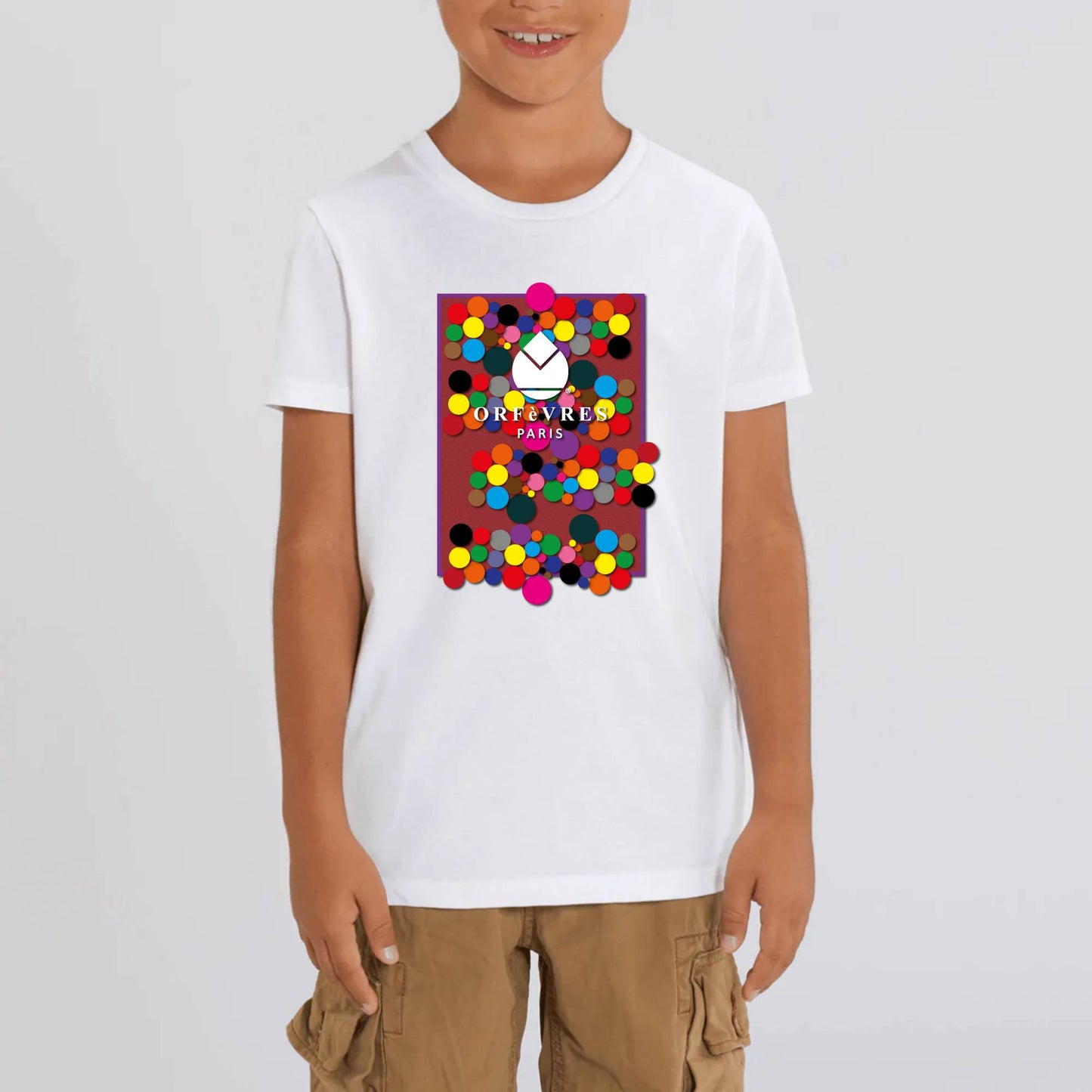 100% organic cotton T-shirt Orfèvres Paris
Colors.