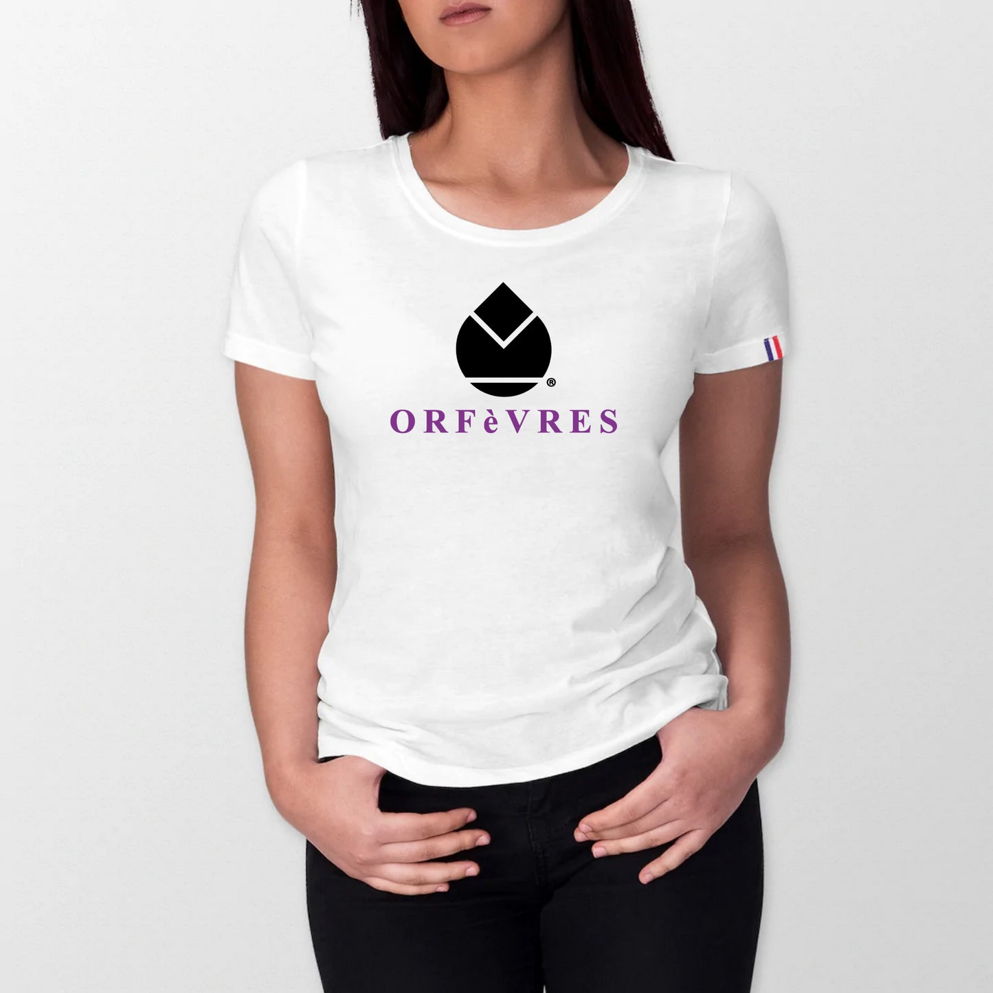 100% organic cotton T-shirt made in France Orfèvres
Classic Violet.
