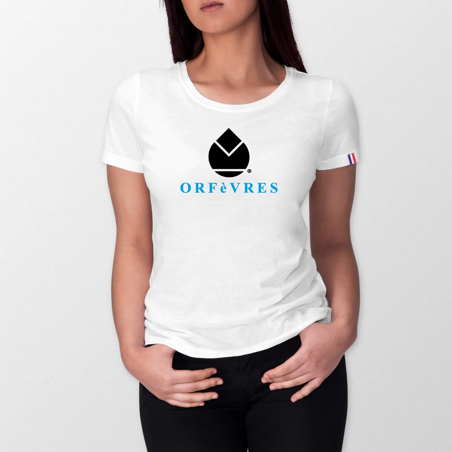 100% organic cotton T-shirt made in France Orfèvres
Classic Blue.
