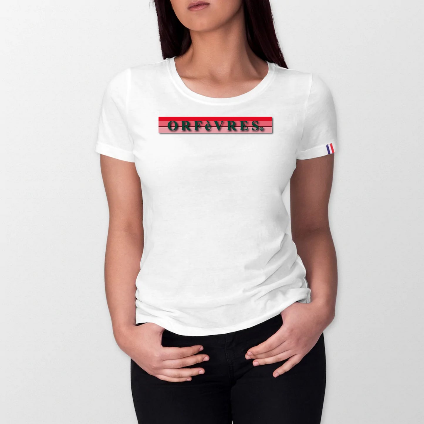 100% organic cotton T-shirt made in France Orfèvres
Magenta Flamingo Rose.