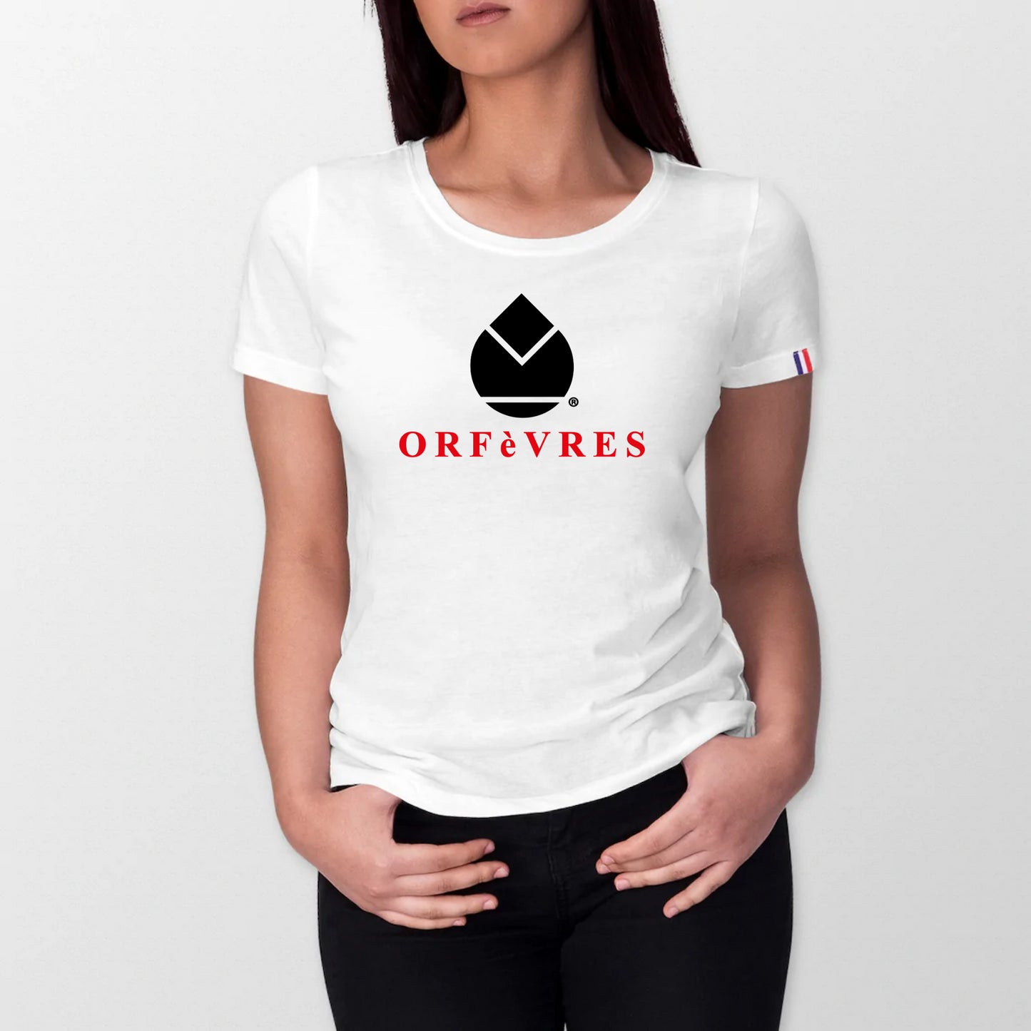 100% organic cotton T-shirt made in France Orfèvres
Classic Red.