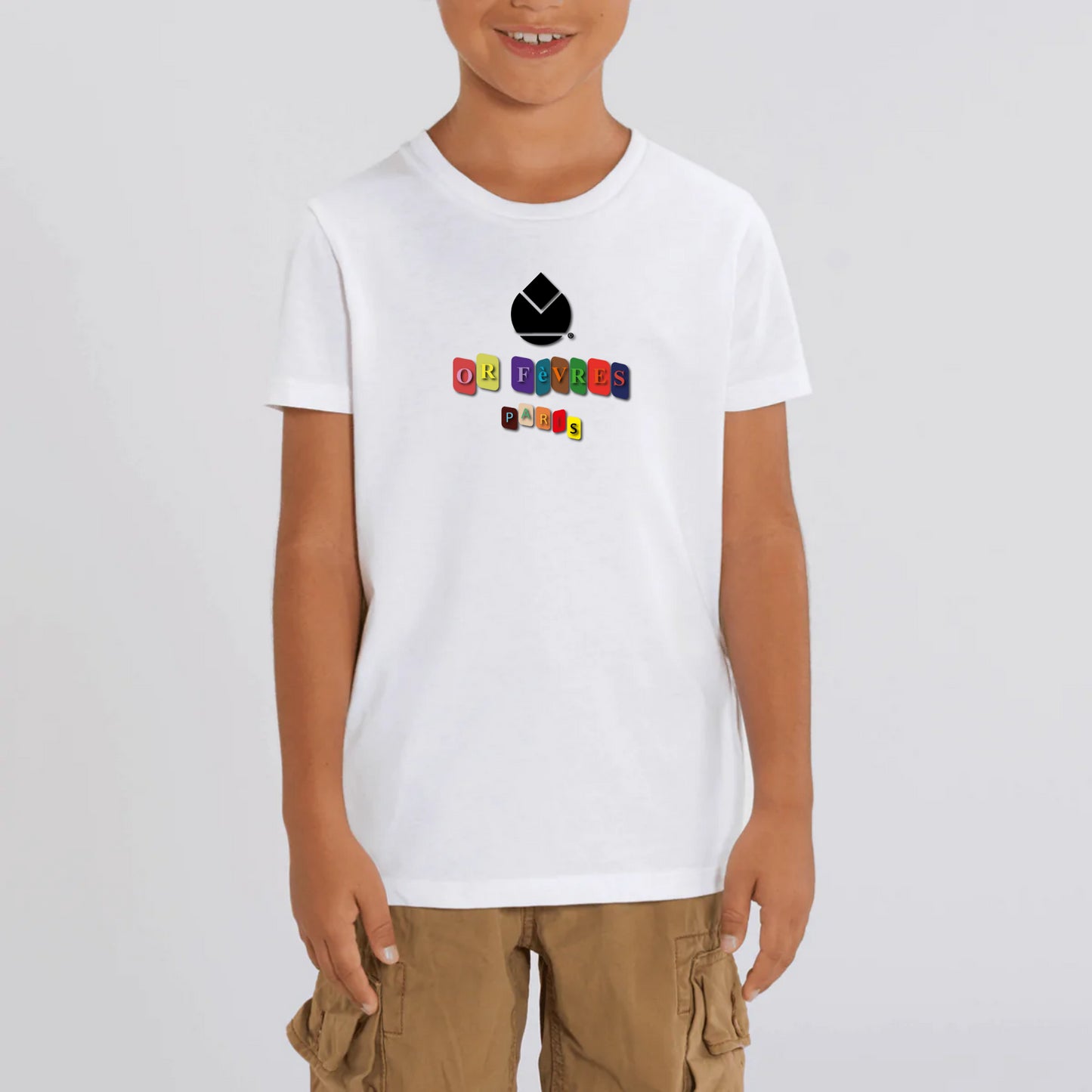 100% organic cotton T-shirt Orfèvres Paris Alpha.