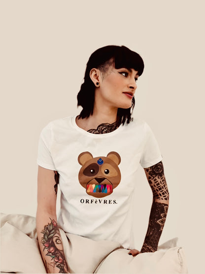100% organic cotton T-shirt made in France Orfèvres GRIZZLE.