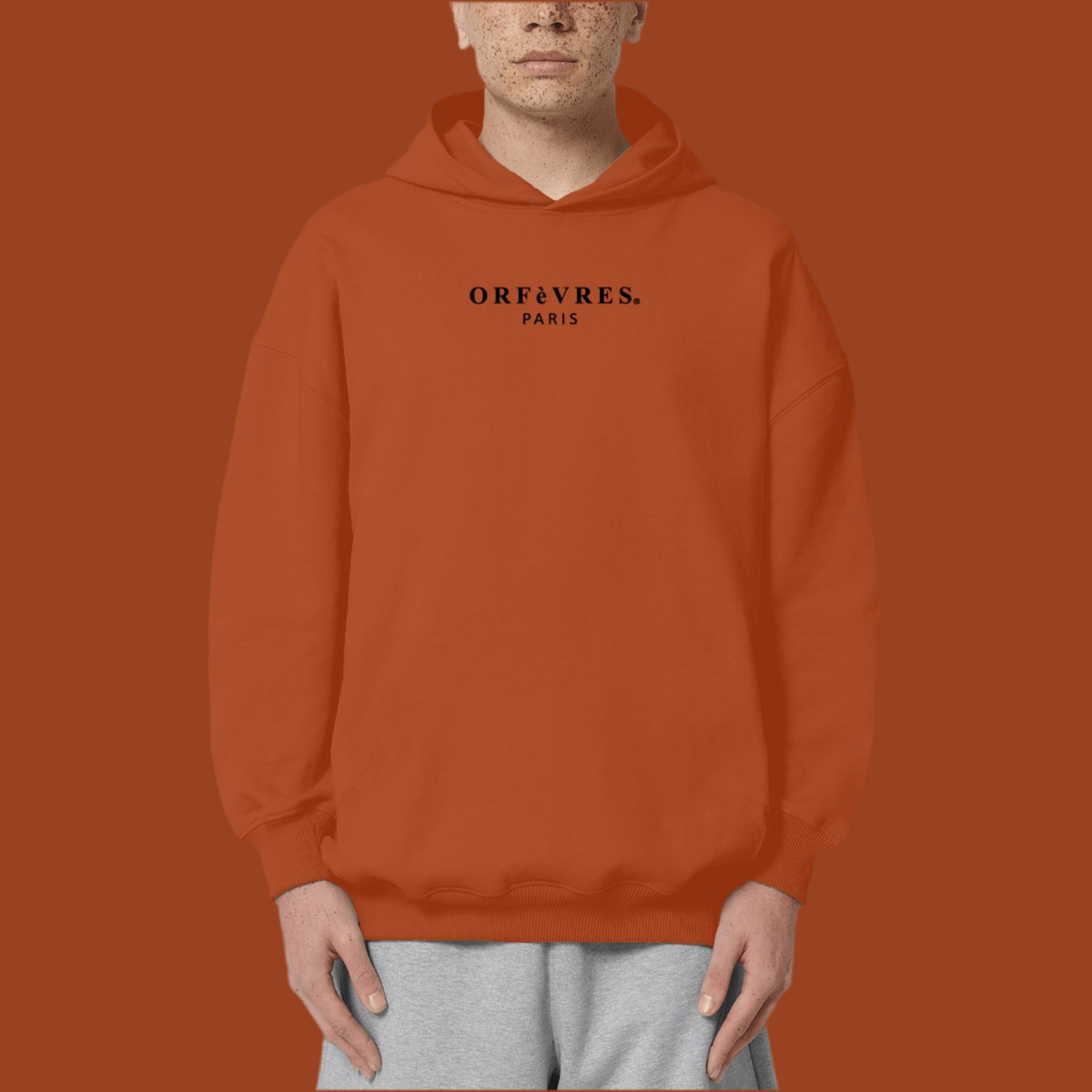 Sweat à capuche Unisexe Oversized Premium + Orfèvres Paris Onika.