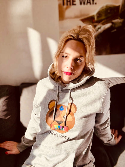 Sweat à capuche Unisexe - Premium Plus Orfèvres GRIZZLE.
