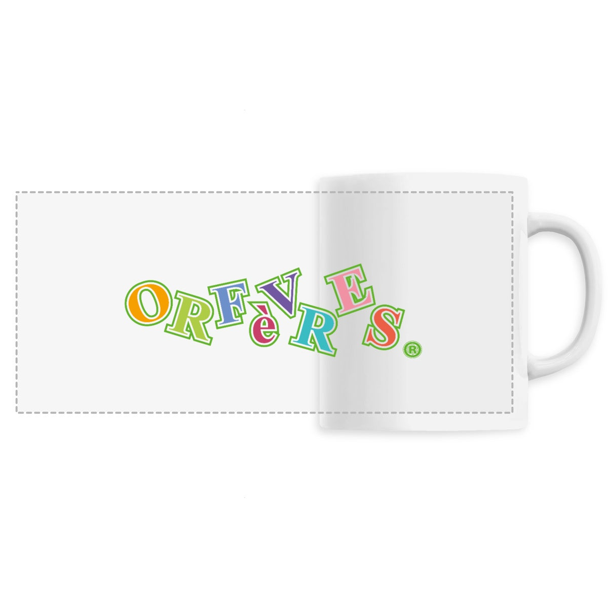 Mug céramique - Panoramique Orfèvres Vegas. - face_0