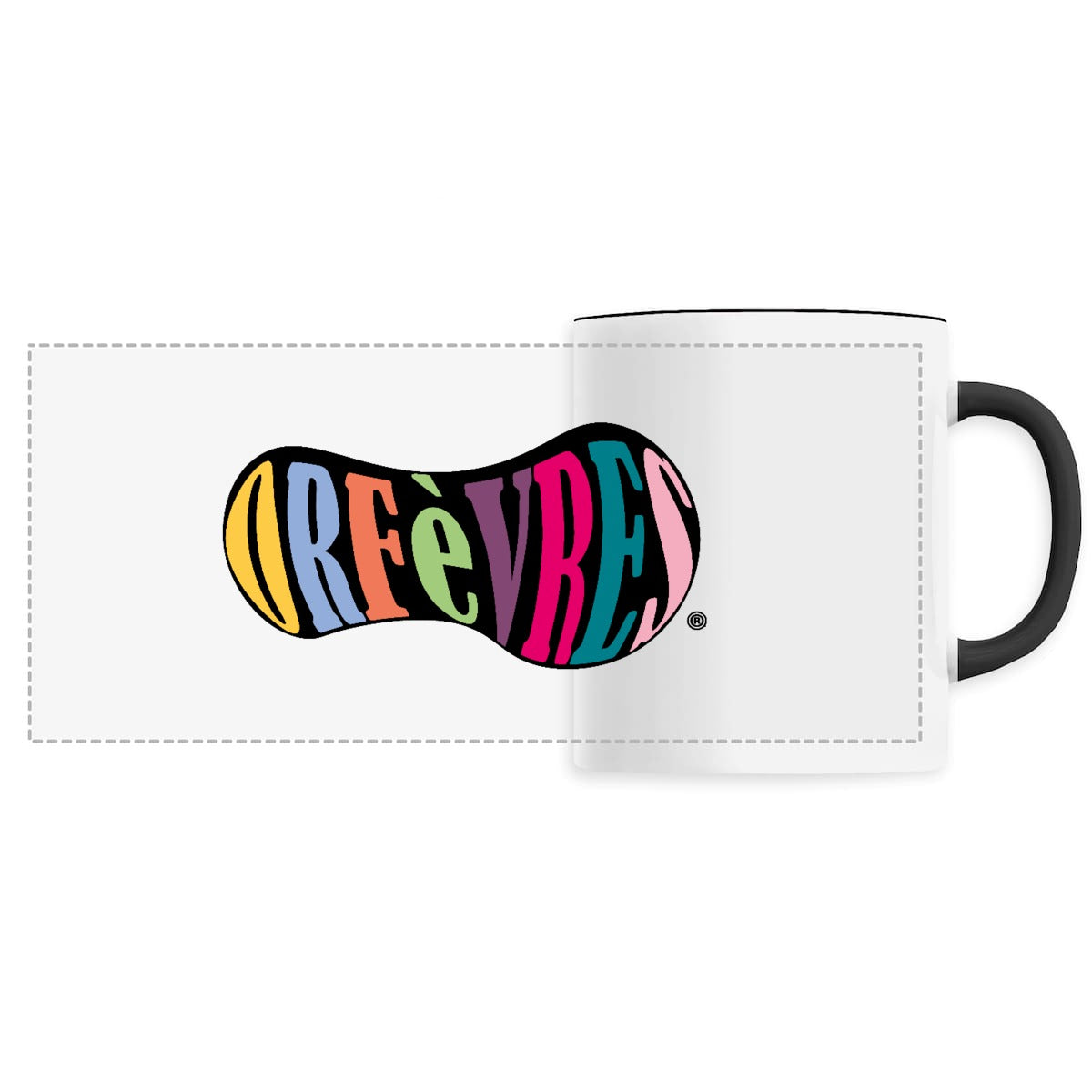 Mug céramique - Panoramique Orfèvres California. - face_1