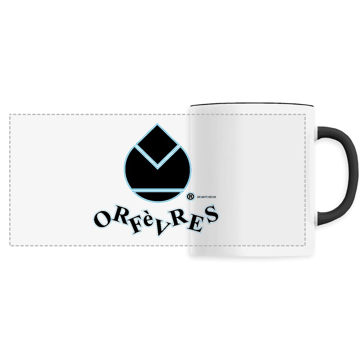 Mug céramique - Panoramique Orfèvres Babylone. - face_1