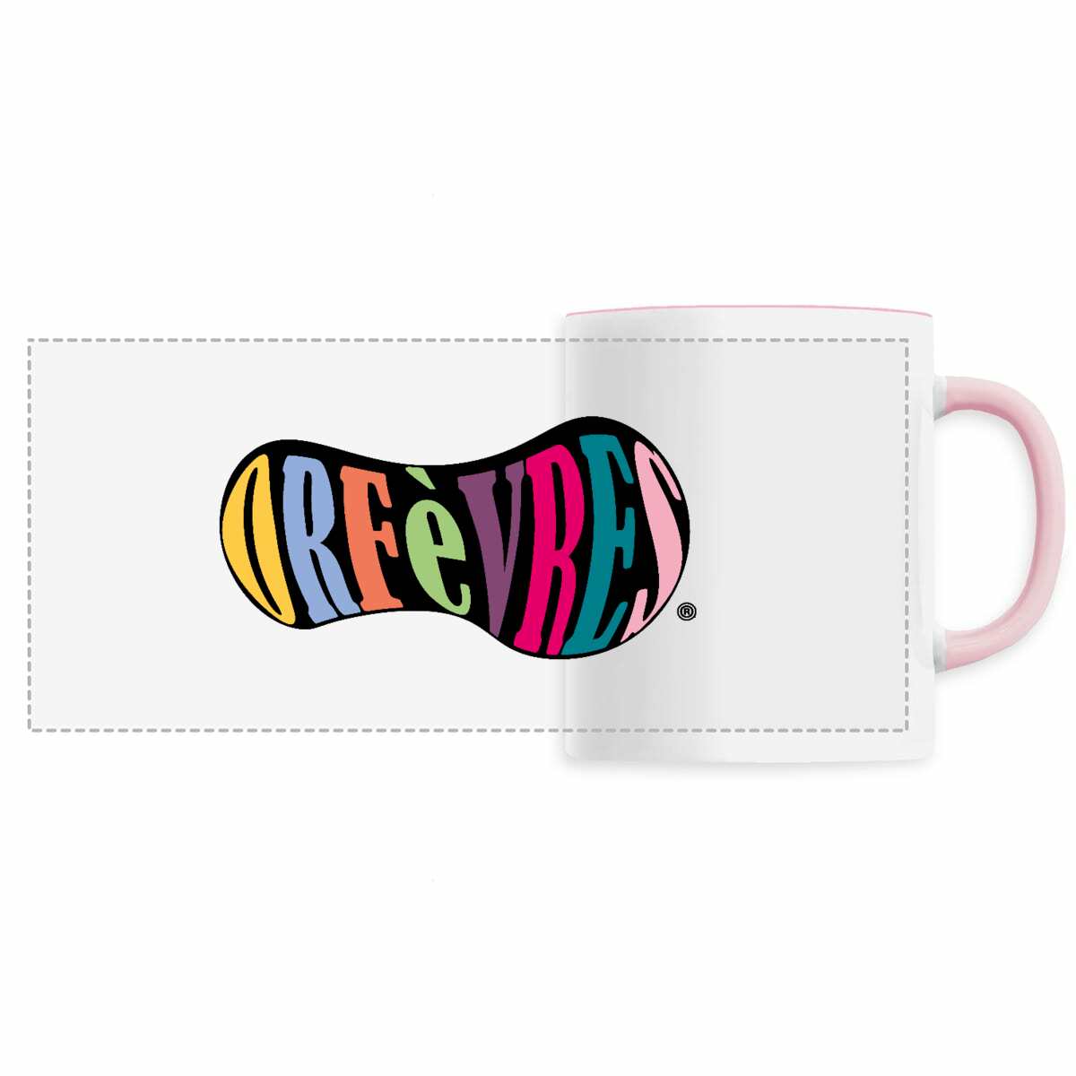 Mug céramique - Panoramique Orfèvres California. - face_2