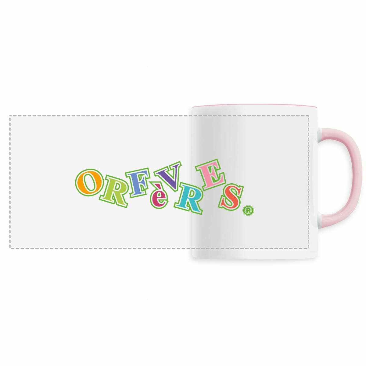 Mug céramique - Panoramique Orfèvres Vegas. - face_2