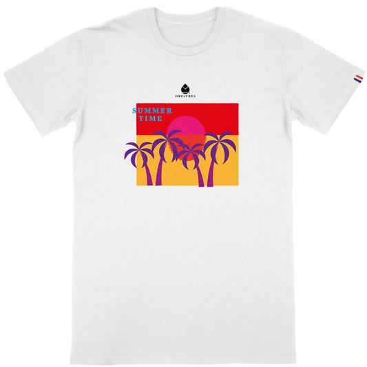 T-shirt Homme Made in France Orfèvres Summer Time.
