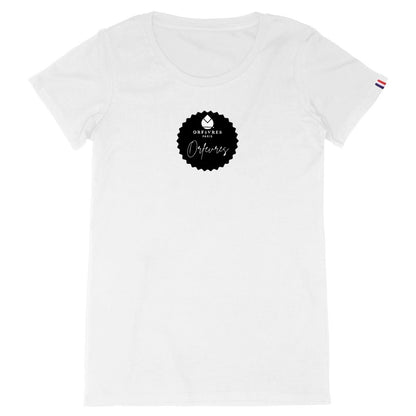 T-shirt blanc Bio -Orfèvres Paris- Canadoo.