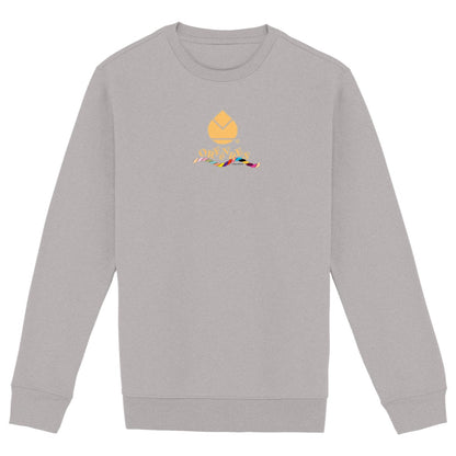 Sweat-shirt Epais Unisexe Orfèvres Orange Rainbow. - face_gris