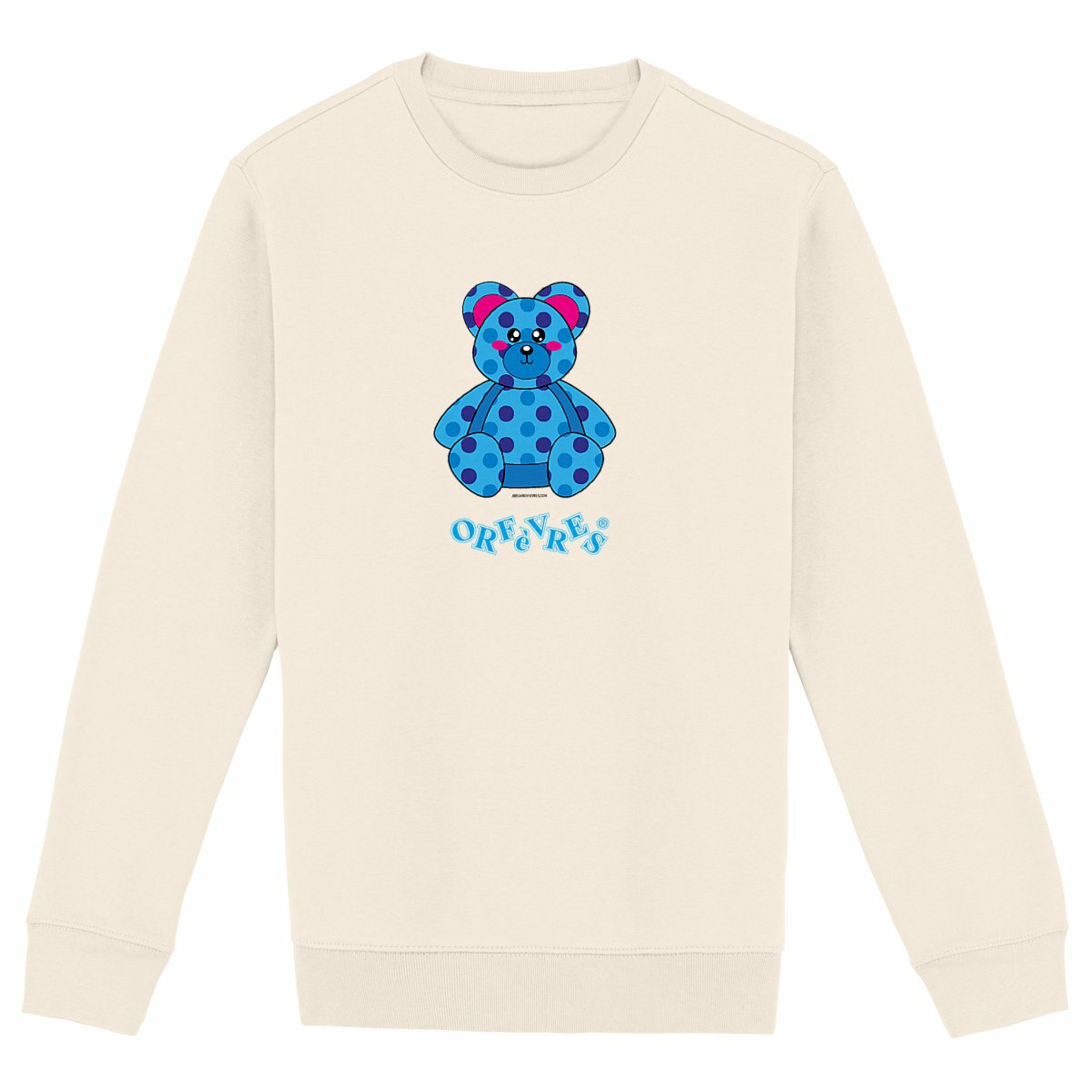 Sweat-shirt Epais Unisexe Orfèvres Franck.  - face_ivoire