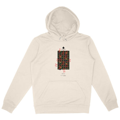 Sweat à capuche Ivoire Bio Monogramme ii -Orfèvres Paris- By Jordan Orfèvres.