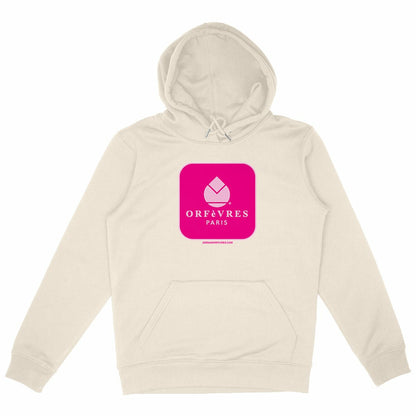 Sweat à capuche Epais Unisexe - Basic Orfèvres Paris Black Delma Rose..