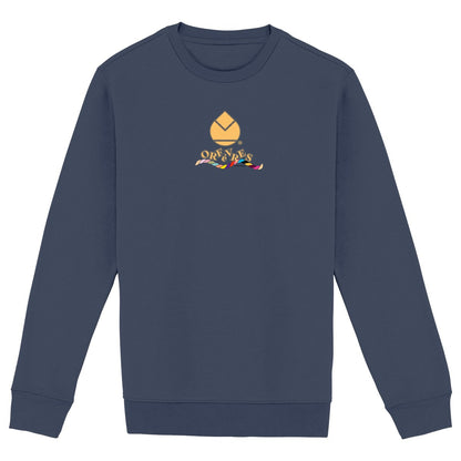 Sweat-shirt Epais Unisexe Orfèvres Orange Rainbow. - face_marine